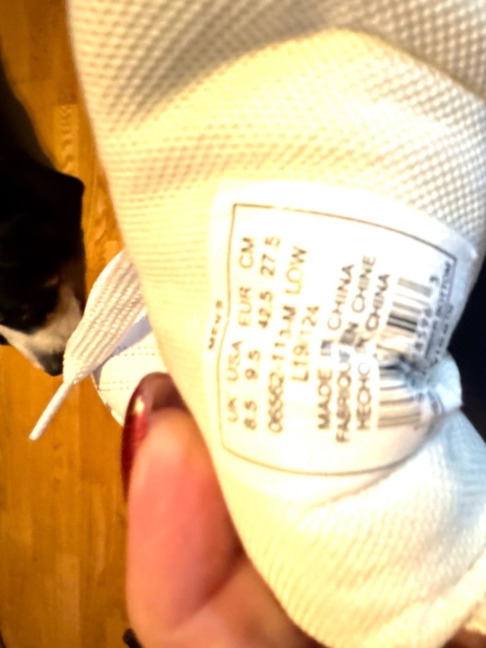 K-Swiss White Athletic Sneakers